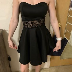 Black Strapless Dress